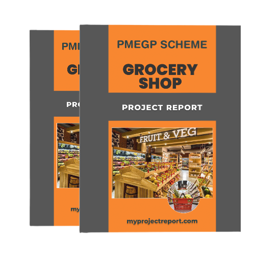 pmegp Grocery Store Project Report with double book cover set