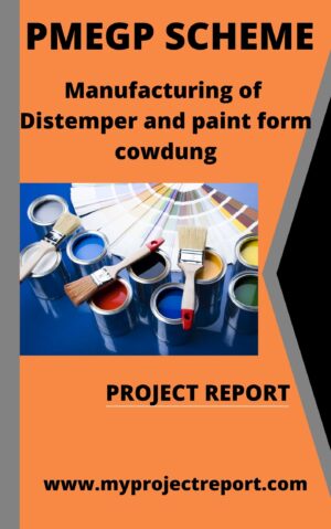 cowdung paint project report cover image