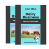 CGTMSE dairy Business Project Report two cover page