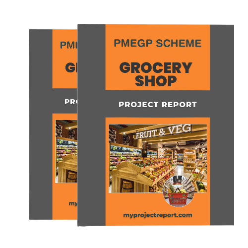 pmegp Grocery Store Project Report with double book cover set