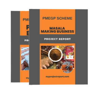 pmegp masala making business project report with double book cover set