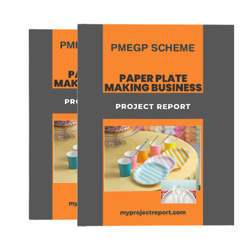 pmegp Paper Plate Project report with double cover page book set