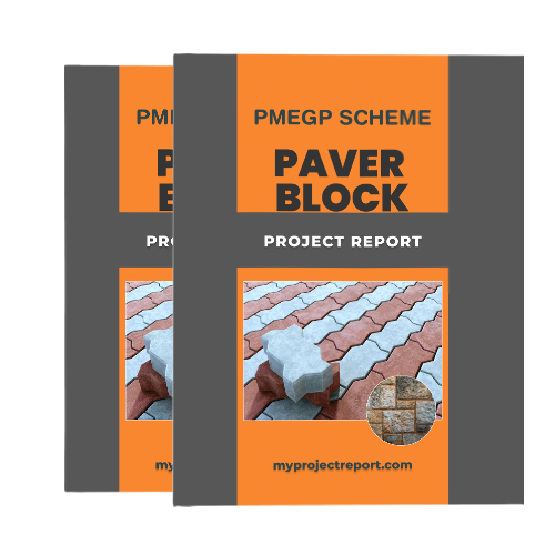 pmegp scheme paver block project report with double cover books set