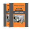 pmegp scheme salon business project report with two cover page books set