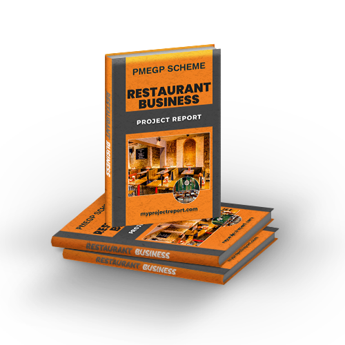 pmegp scheme restaurant business project report with three cover books set