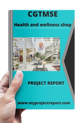 health and wellness project report cover in hand